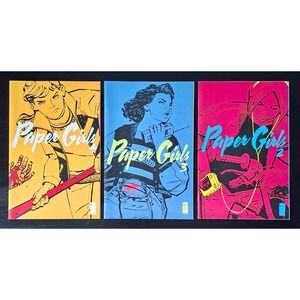 Paper Girls Comic Lot Issues 2 3 4 Image Comics Brian K Vaughan Cliff Chiang